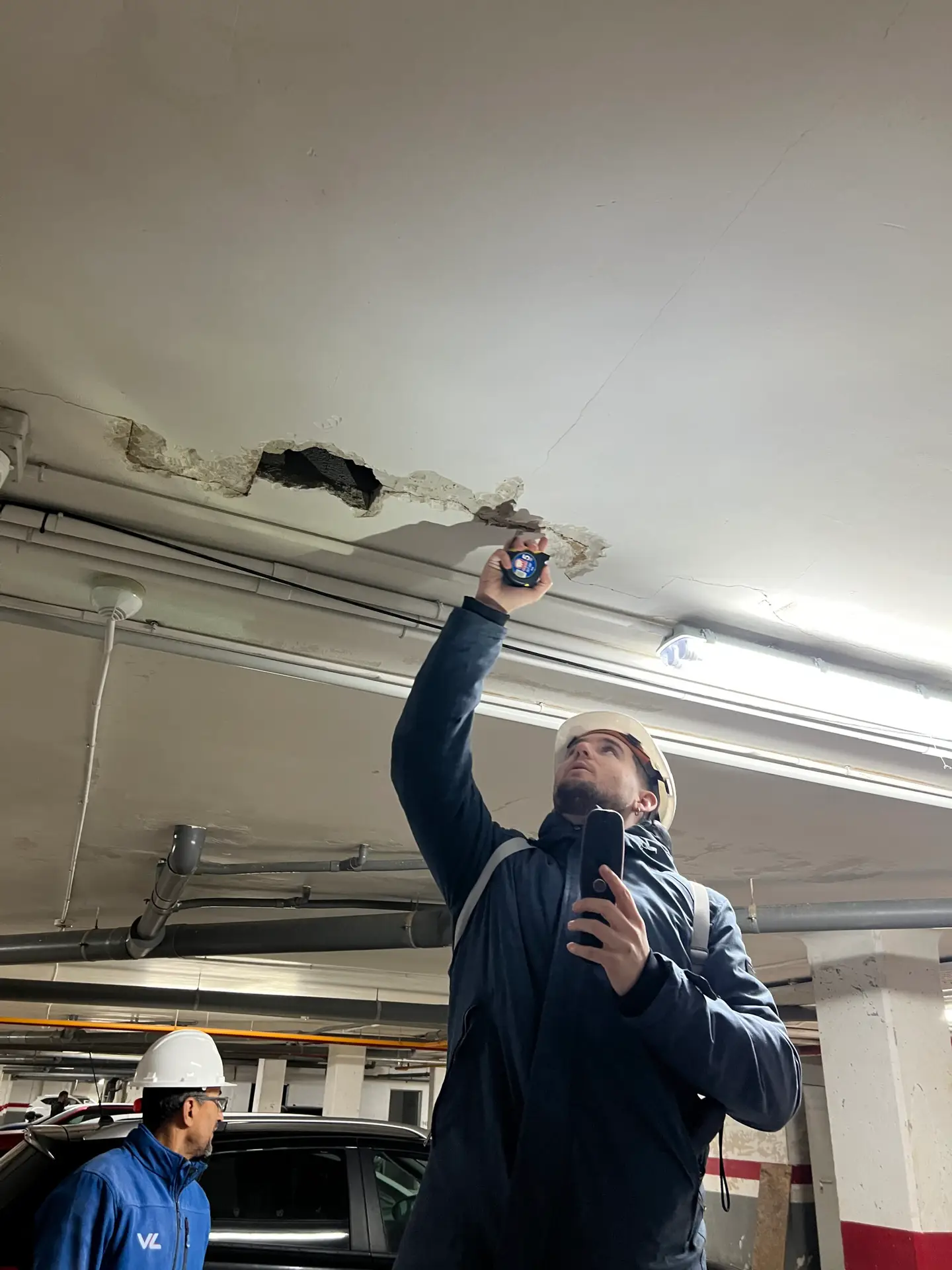 Inspección de estructuras afectadas por la DANA